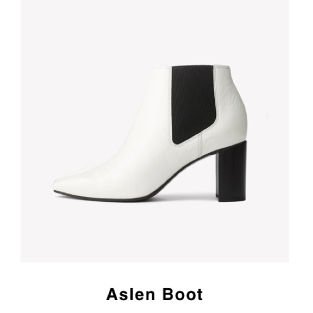 Aslen White Patent Boot ‼️🖤 Size 41